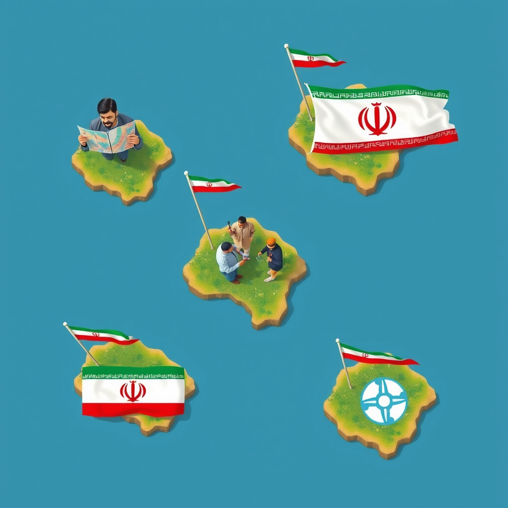 پیشرفت  جزیره ای برنامه ها و سایت های خدماتی ایران